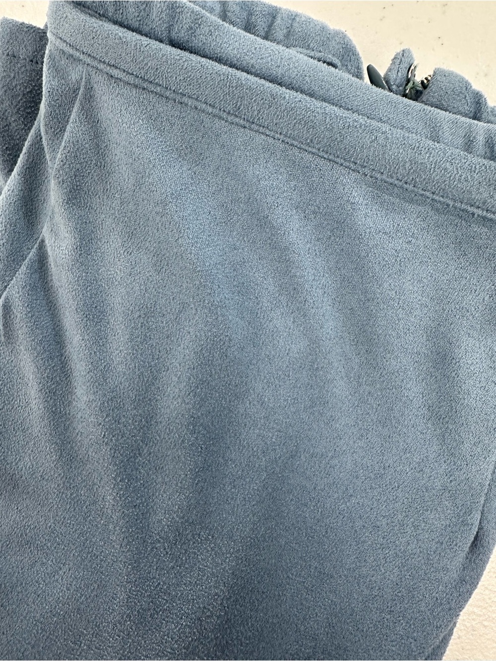 Double D Ranch Blue Faux Suede A Line Maxi Skirt Ranch Western Cowgirl Y2K 90s M - Picture 7 of 10